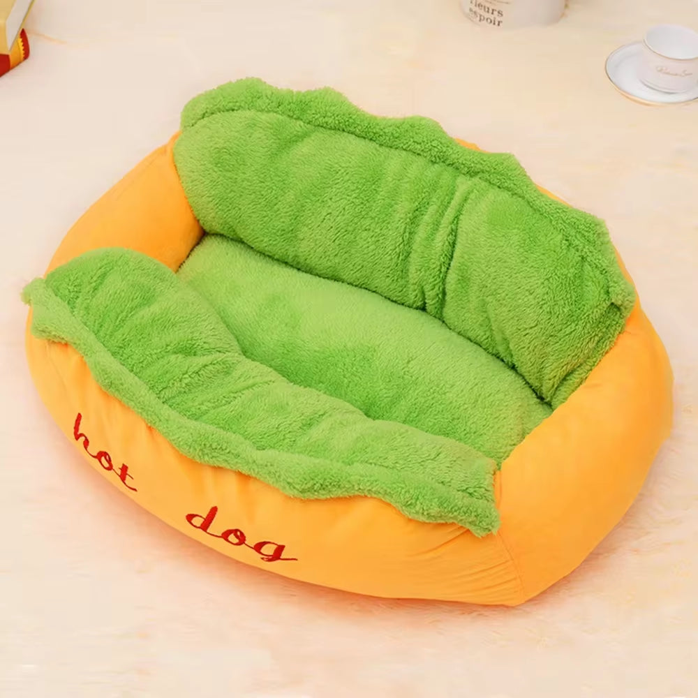 Hotdog home. comfortable hotdog bed for your sleepy little friend