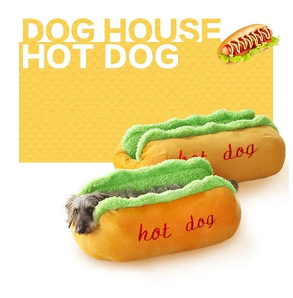 Hotdog home. comfortable hotdog bed for your sleepy little friend 