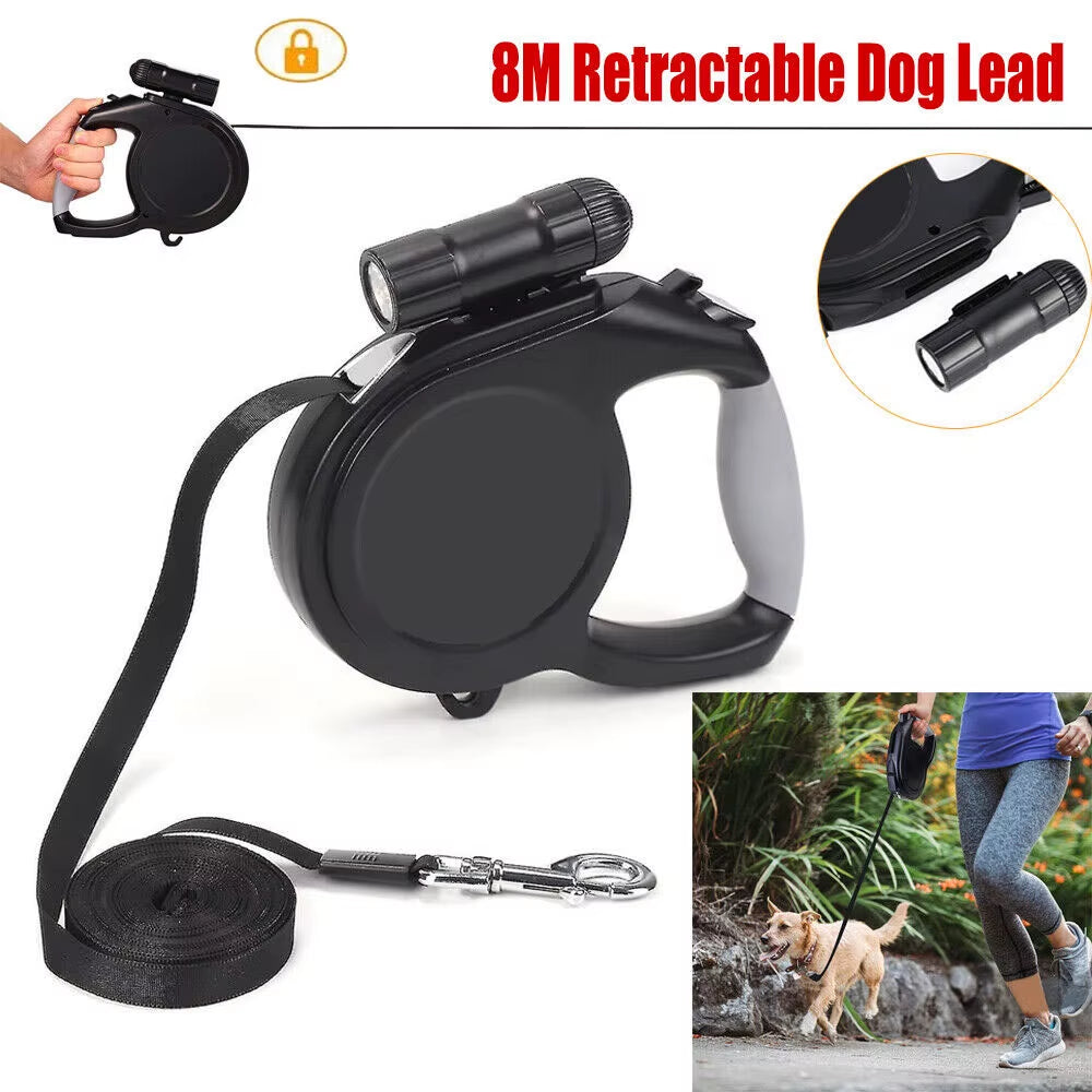 Unleash Adventure with Our Heavy Duty 8M Retractable Dog Leash – Perfect for Big Dogs! 🐾💪