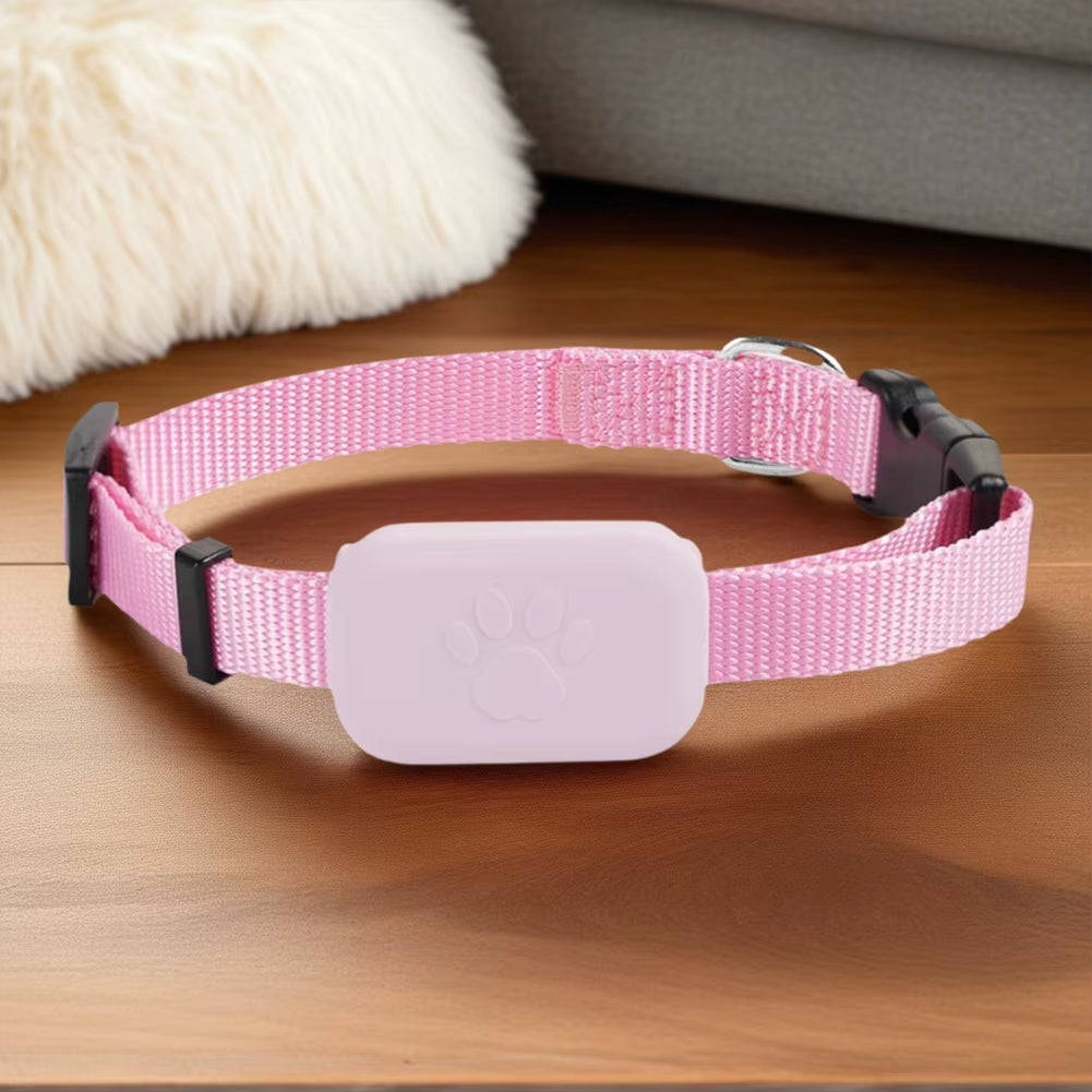 Pet GPS Tracker with Adjustable Collar Smart Pet Locator Cat Tracker for Dogs & Cats