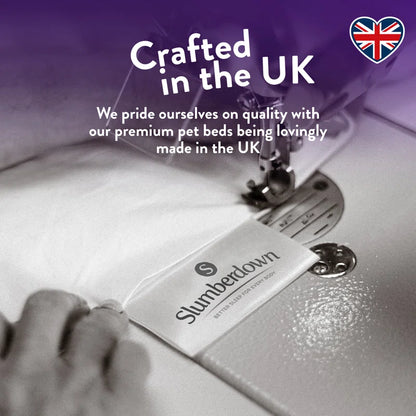 Paws for Slumber Machine Washable Cushioned Sherpa Pet Bed