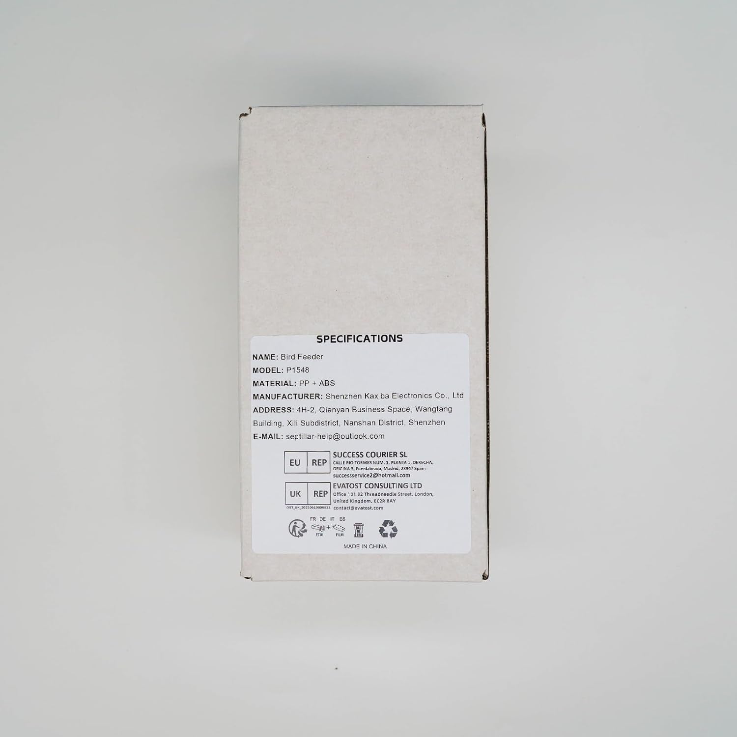 Automatic Bird Feeder, Bird Cage Feeder with Perch