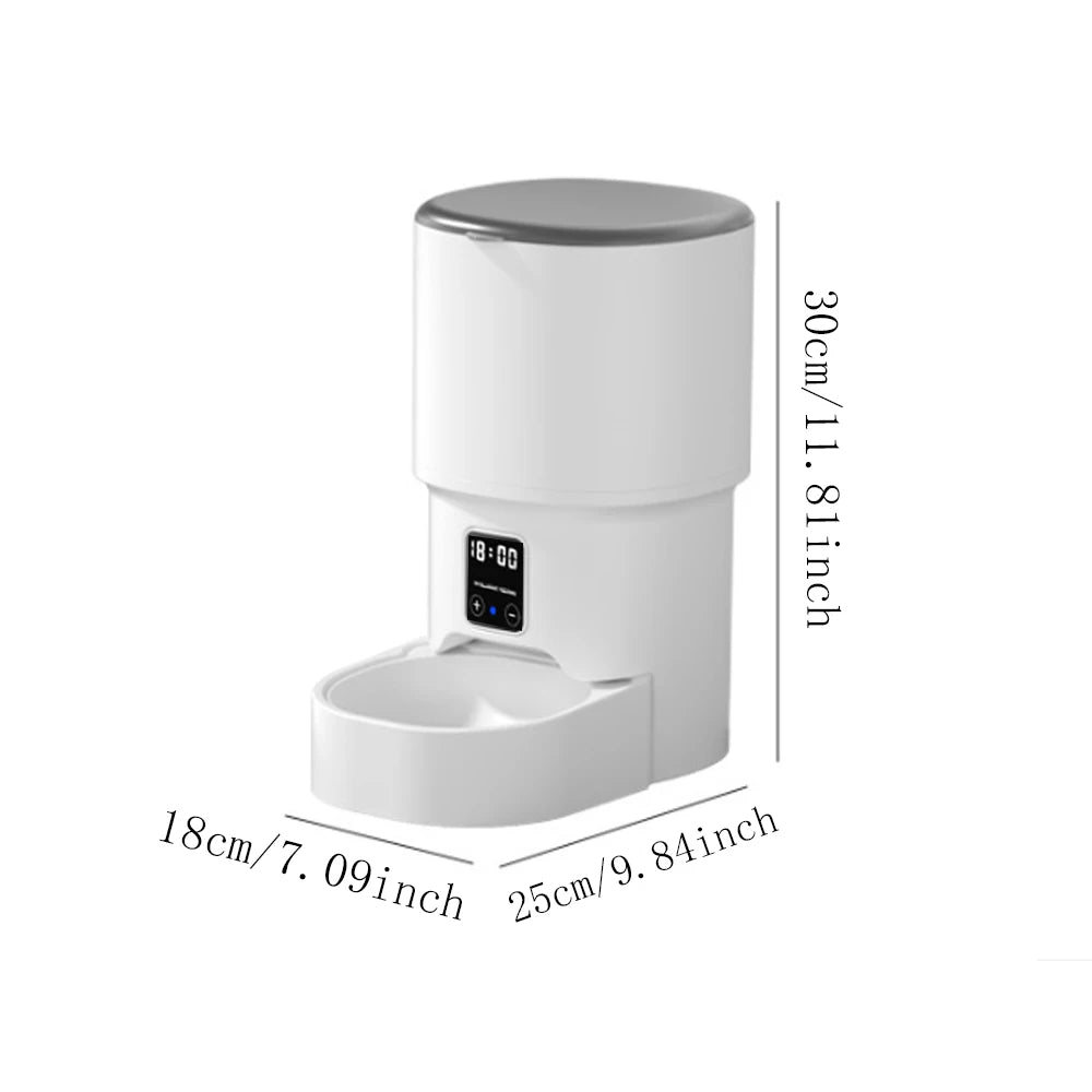 4L WIFI Button Automatic Cat Feeder. 