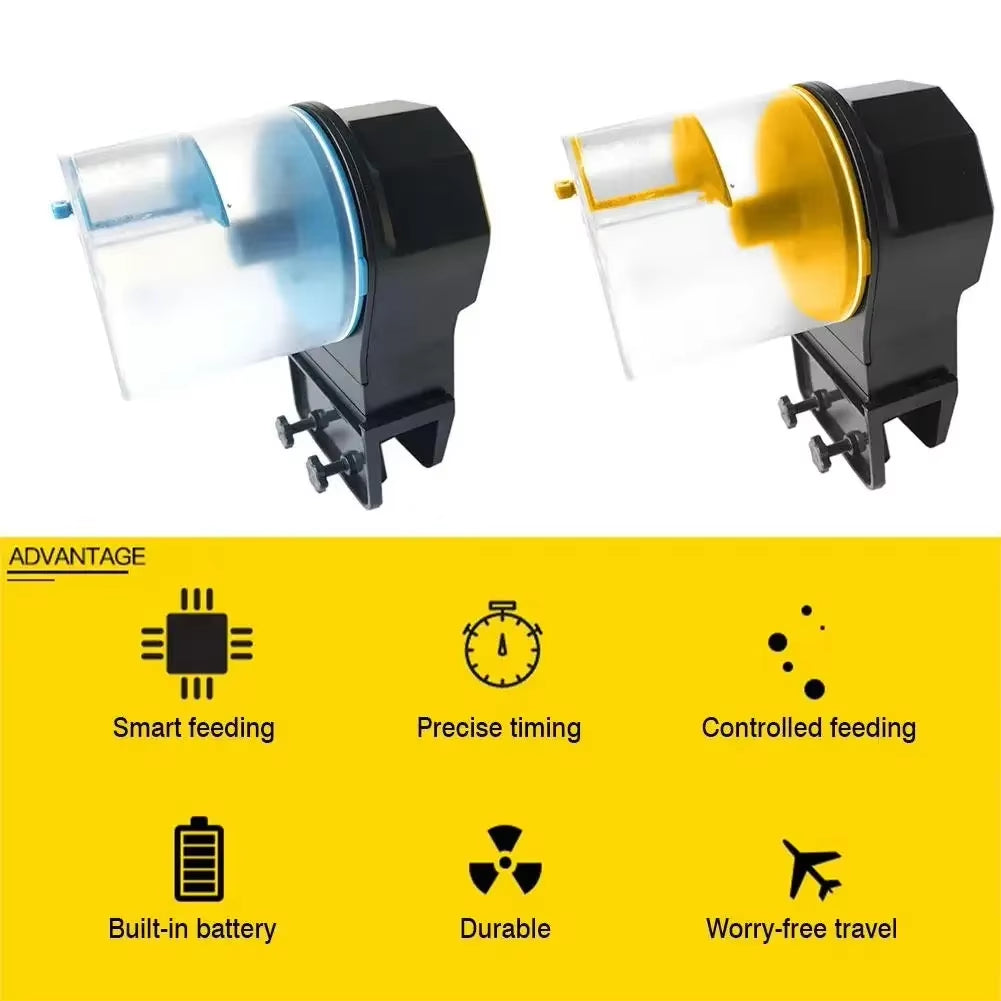 Fish Tank Automatic Feeder. Intelligent Timing Automatic Feeder