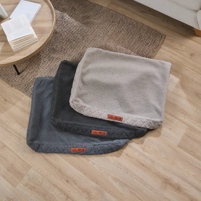 Snuggle Up Your Furry Friend with the Cozy Paws for Slumber Sherpa Pet Bed Cover! 🐾💤