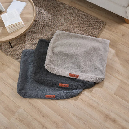 Snuggle Up Your Furry Friend with the Cozy Paws for Slumber Sherpa Pet Bed Cover! 🐾💤