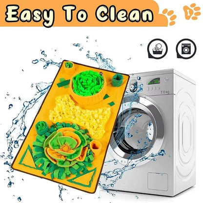 Large Snuffle Mat for Dogs Pet Interactive Training and Stress Relief Sniff Feeding Mat Slow Feeder Dog Treat Mat Dog Toys