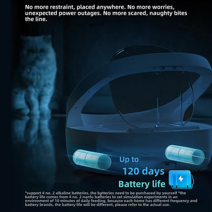 Smart Pet Feeder Sensor Recognition Automatic Cat Feeder with WIFI App Control Accurate Pet Food Dispenser Anti-Snatch Feeder