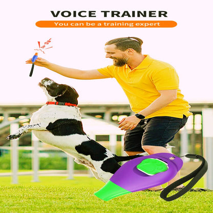 Train Your Pup Like a Pro! 🐾💜 Get Our Dog Training Clicker with Whistle & Wrist Strap - Perfect for All Ages! 🎉 #DogTraining #PuppyLove
