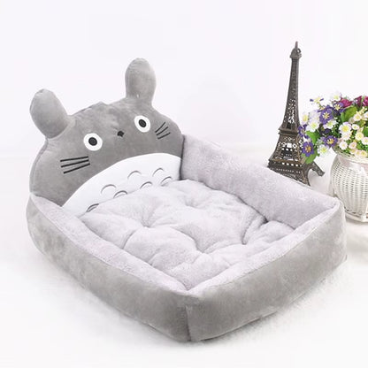 Cute Cartoon Pet Beds for Small Medium or large Dogs. Winter Warm Puppy or Cat Sofa Bed Washable