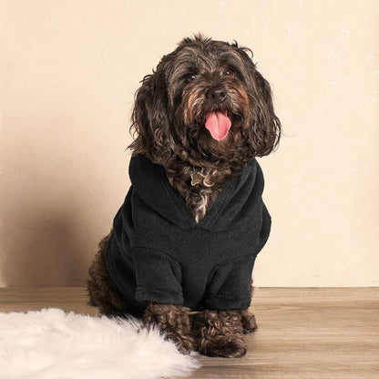 Cozy Sherpa Hoodie for Dogs and Cats - Warm Fleece Winter Jumper for Pets