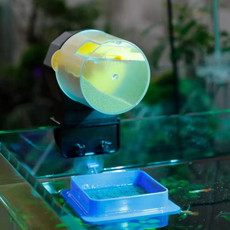 Fish Tank Automatic Feeder. Intelligent Timing Automatic Feeder