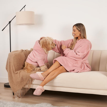 Cozy Sherpa Hoodie for Dogs and Cats - Warm Fleece Winter Jumper for Pets