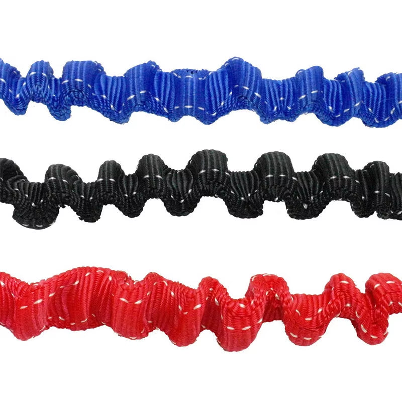 Double Dog Walking Coupler Leash - Bungee Elastic Splitter for Two Dogs