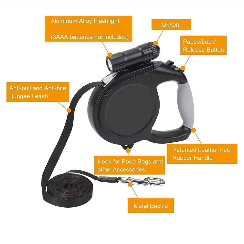 Unleash Adventure with Our Heavy Duty 8M Retractable Dog Leash – Perfect for Big Dogs! 🐾💪