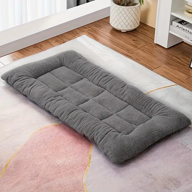 Extra Large Plush Dog Bed - Super Soft Polyester Sofa Mat for Large Dogs