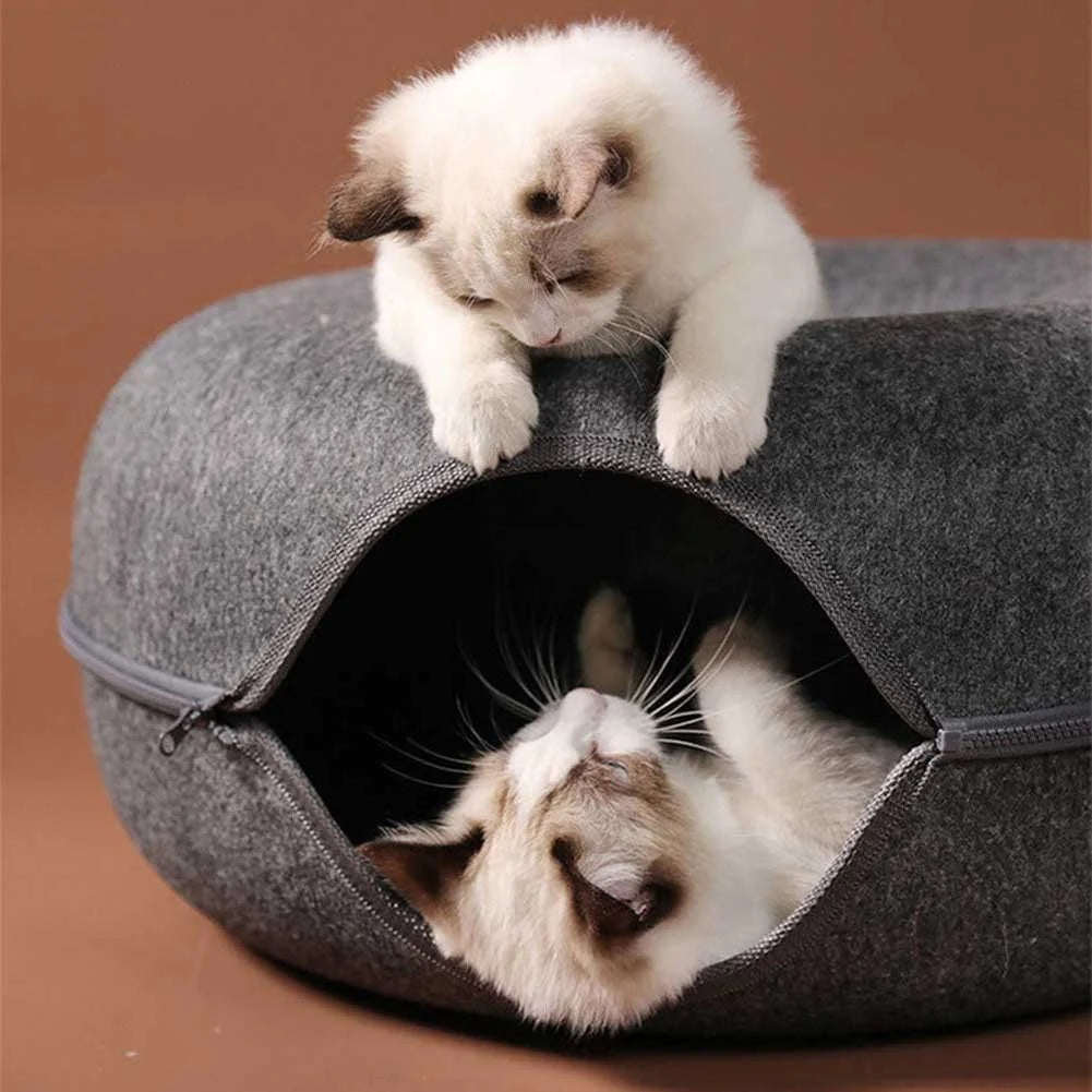 Donut Cat Tunnel Bed 