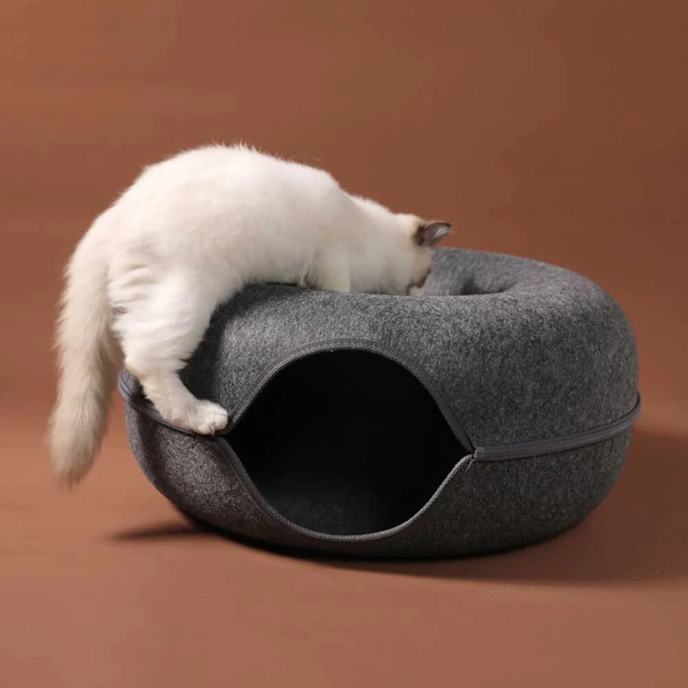 Donut Cat Tunnel Bed 