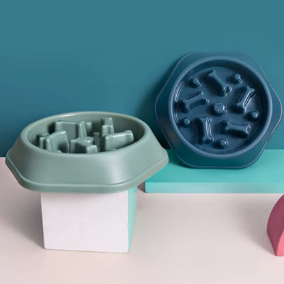 Pet Slow Food Bowl Anti-Choking Feeder 