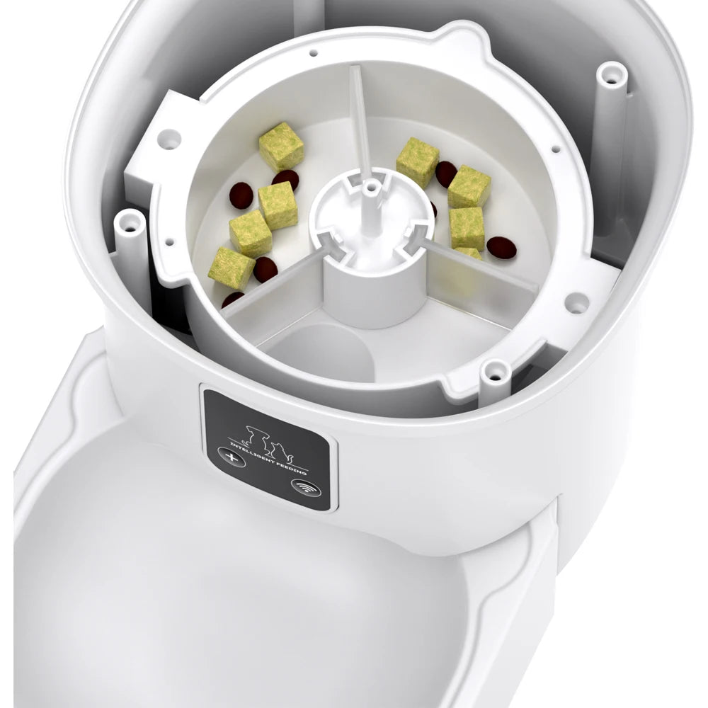4L WIFI Button Automatic Cat Feeder. 