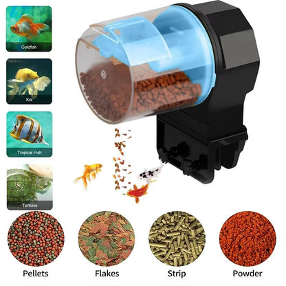 Fish Tank Automatic Feeder. Intelligent Timing Automatic Feeder