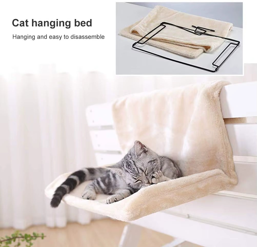 Hanging Cat Bed Removable Cat Hammock 