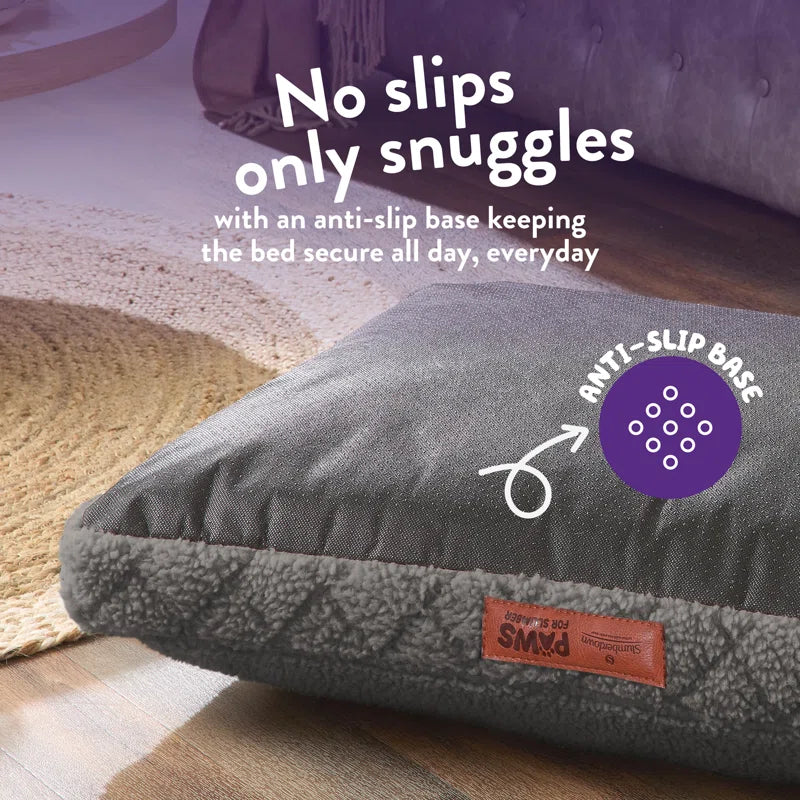 Snuggle Up Your Furry Friend with the Cozy Paws for Slumber Sherpa Pet Bed Cover! 🐾💤