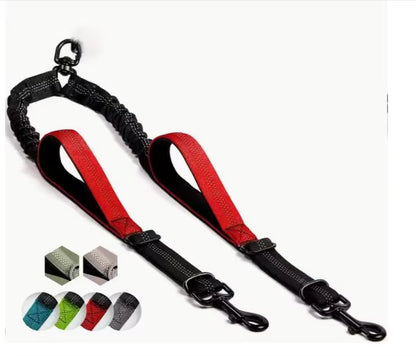 Tangled Tails: The Ultimate Duo Dog Leash for Canine Chaos and Padded Paws!