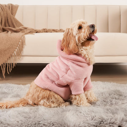 Cozy Sherpa Hoodie for Dogs and Cats - Warm Fleece Winter Jumper for Pets