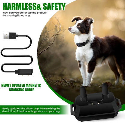 GPS Wireless Dog Containment System with Adjustable Warning Strength and Rechargeable Features, Range 100-3300 Ft