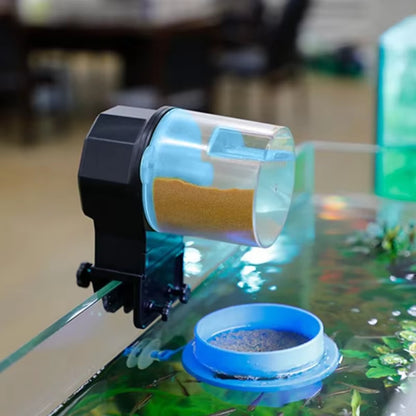 Fish Tank Automatic Feeder. Intelligent Timing Automatic Feeder