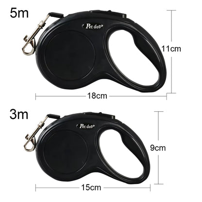 Automatic Retractable Dog Leash for Small to Medium Dogs and Cats - Outdoor Walking Traction Rope for Chihuahuas and Other Breeds