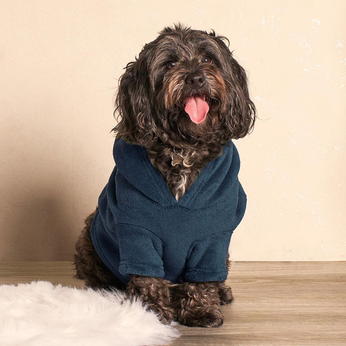 Cozy Sherpa Hoodie for Dogs and Cats - Warm Fleece Winter Jumper for Pets