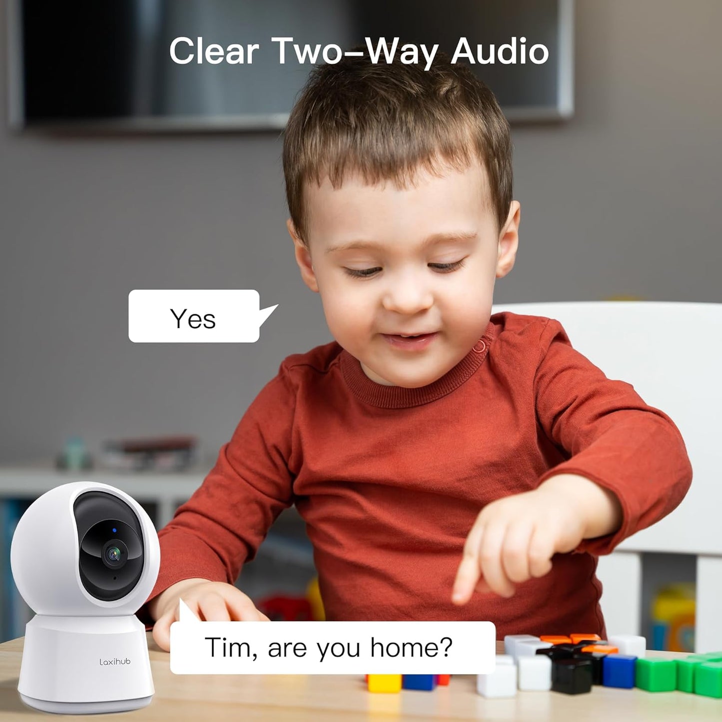  Pet Dog Cameras with App,2K 3MP Indoor Security Camera for Baby Cat Puppy