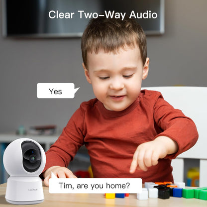  Pet Dog Cameras with App,2K 3MP Indoor Security Camera for Baby Cat Puppy