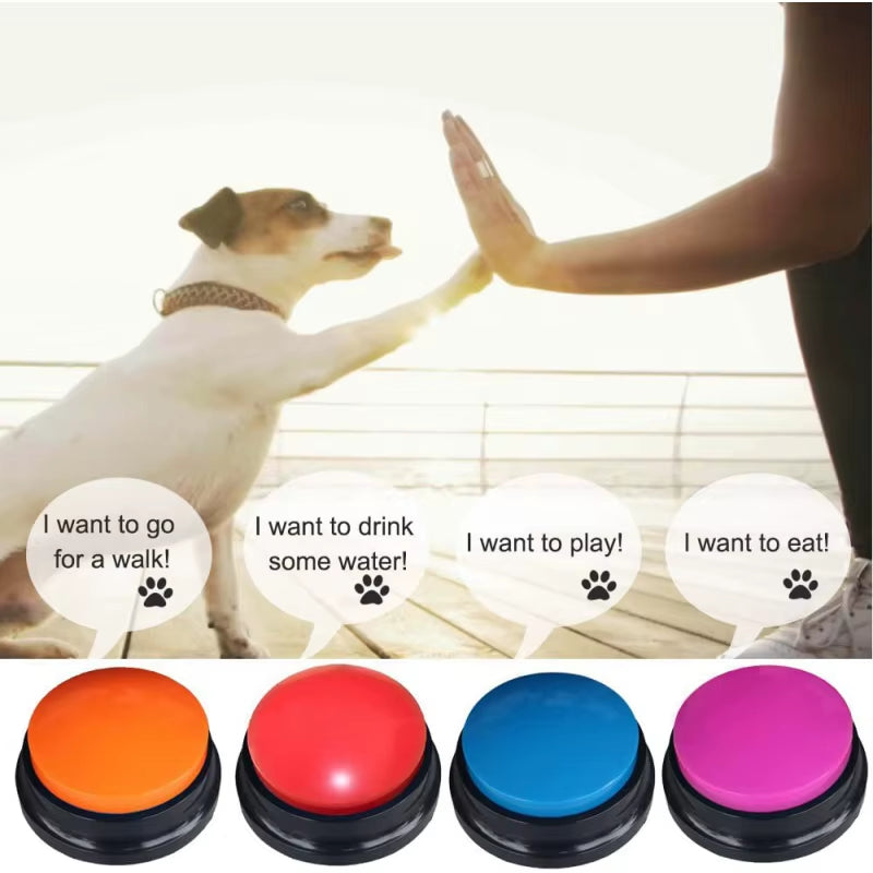 Transform Your Pet's Communication! 🎤🐾 30-Second Recordable Voice Buttons for Training & Fun! 🐶✨