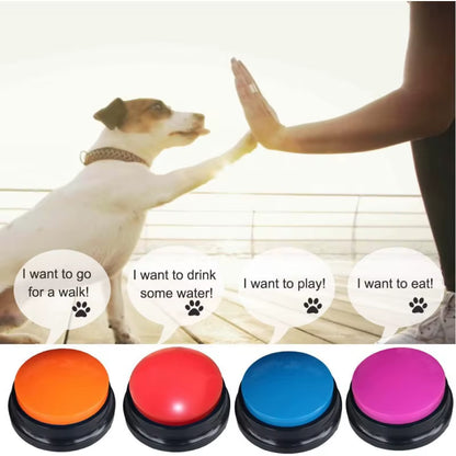 Transform Your Pet's Communication! 🎤🐾 30-Second Recordable Voice Buttons for Training & Fun! 🐶✨